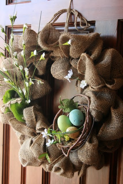 DIY Easter Ribbon Wreath Tutorial - Nemcsok Farms