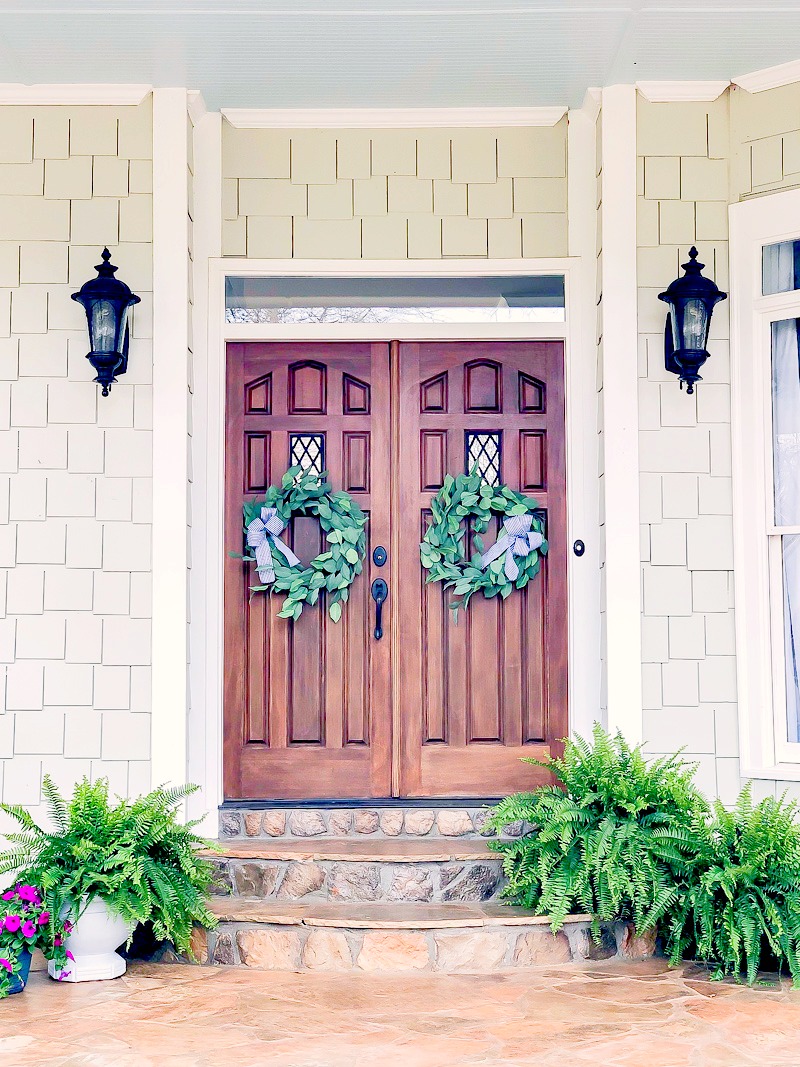 Spring Wreath - How to Make One For Your Door - Katherine Dedul