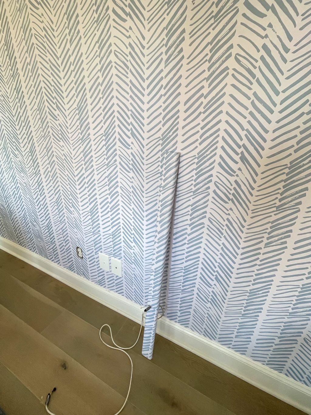 How to Hide Cords with a Custom Patterned Cord Cover
