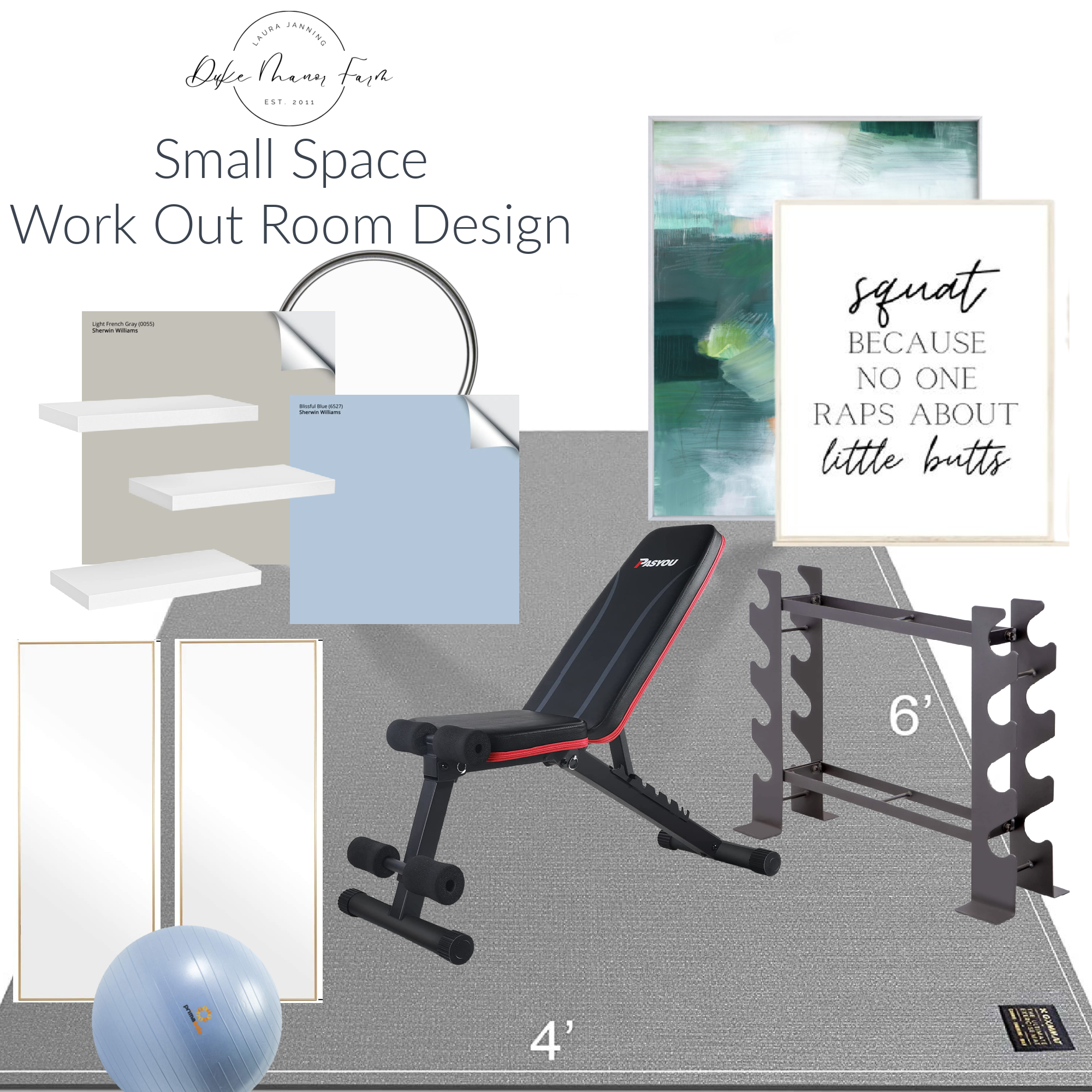 Small space online workout