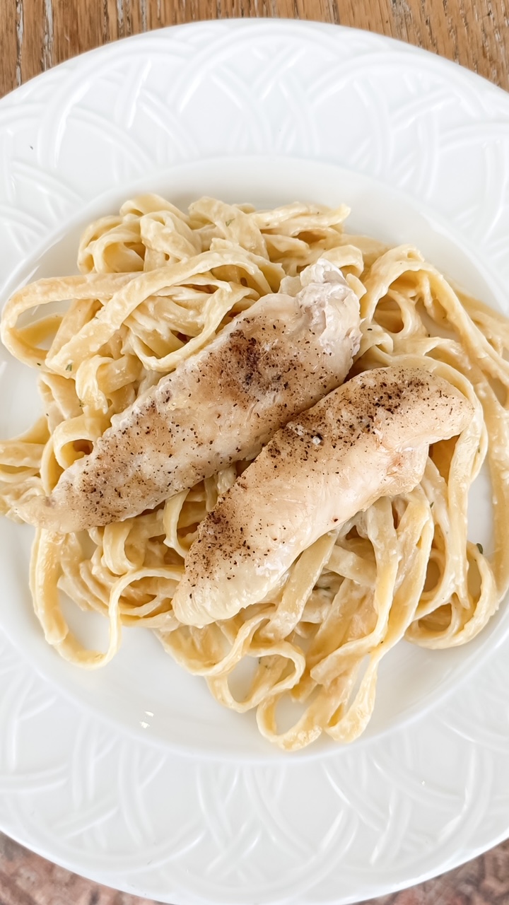 Simply homemade chicken fettuccine recipe